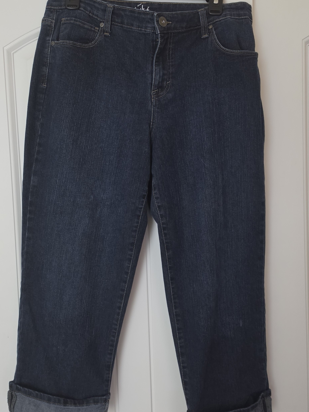 SHEIN Dark Navy Boyfriend Jeans